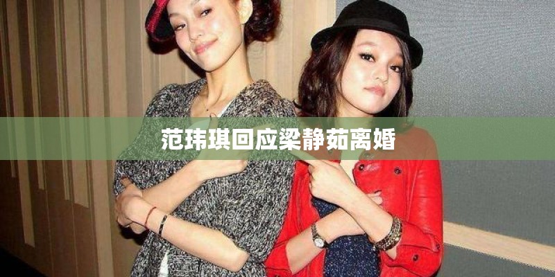 范玮琪回应梁静茹离婚