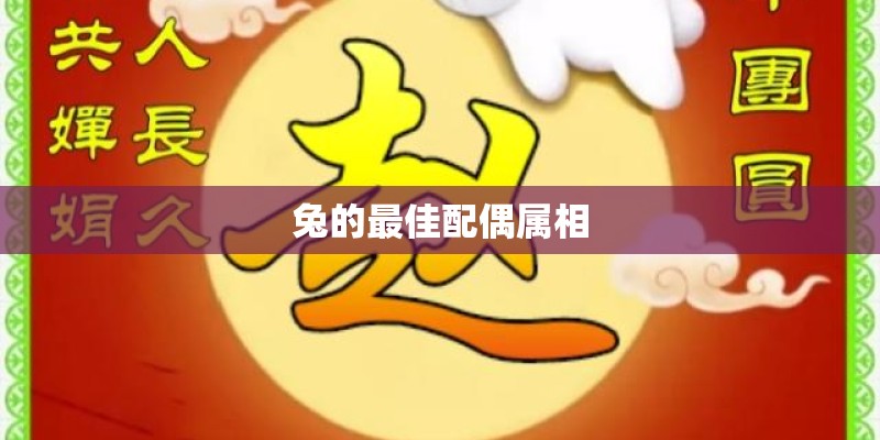 兔的最佳配偶属相