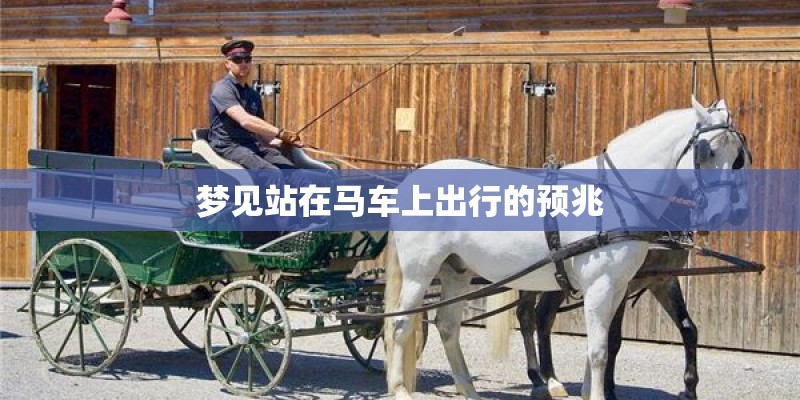 梦见站在马车上出行的预兆
