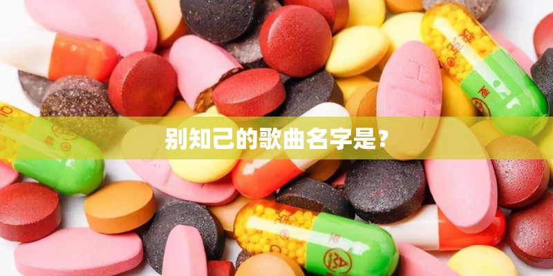别知己的歌曲名字是？