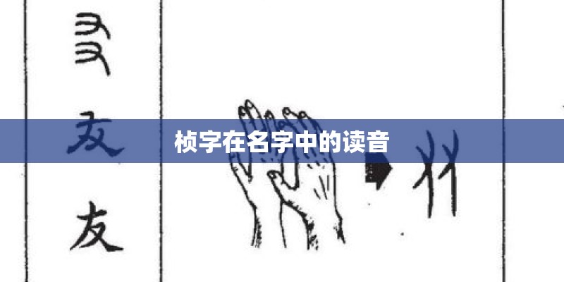 桢字在名字中的读音
