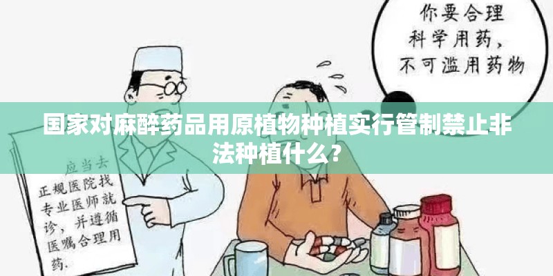 国家对麻醉药品用原植物种植实行管制禁止非法种植什么? 国家对麻醉药品用原植物种植实行管制禁止非法种植什么?