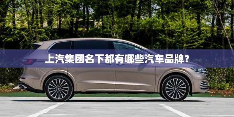 上汽集团名下都有哪些汽车品牌？