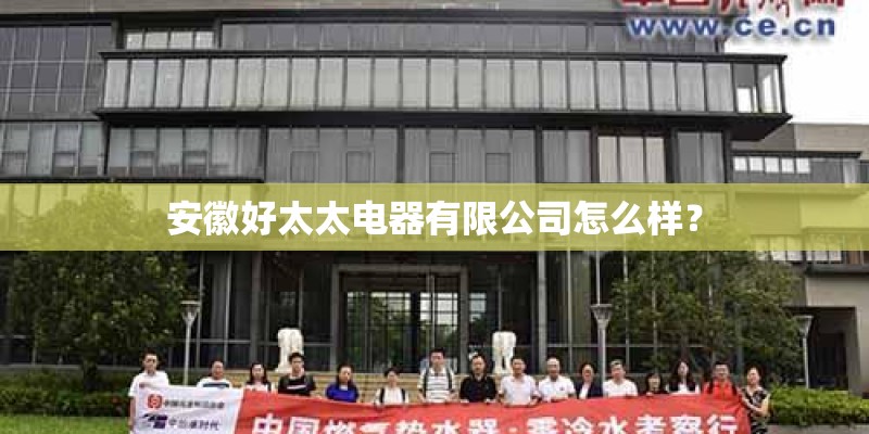 安徽好太太电器有限公司怎么样？