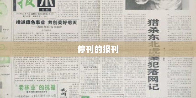 停刊的报刊
