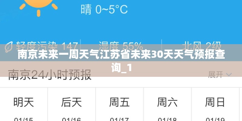 南京未来一周天气江苏省未来30天天气预报查询_1