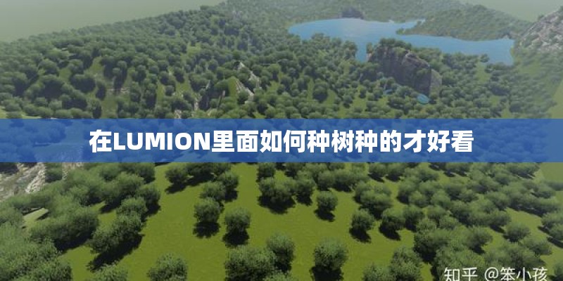 在LUMION里面如何种树种的才好看