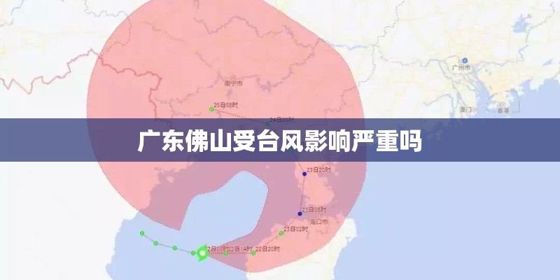 广东佛山受台风影响严重吗