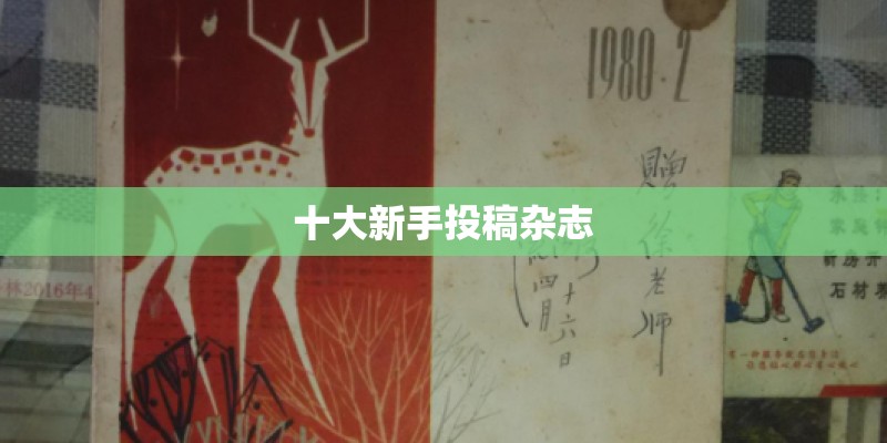 十大新手投稿杂志