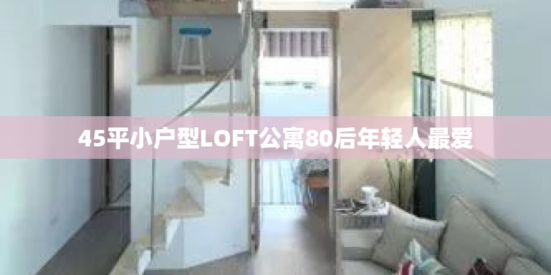 45平小户型LOFT公寓80后年轻人最爱