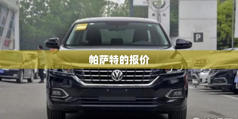 帕萨特的报价