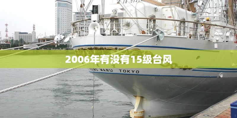 2006年有没有15级台风