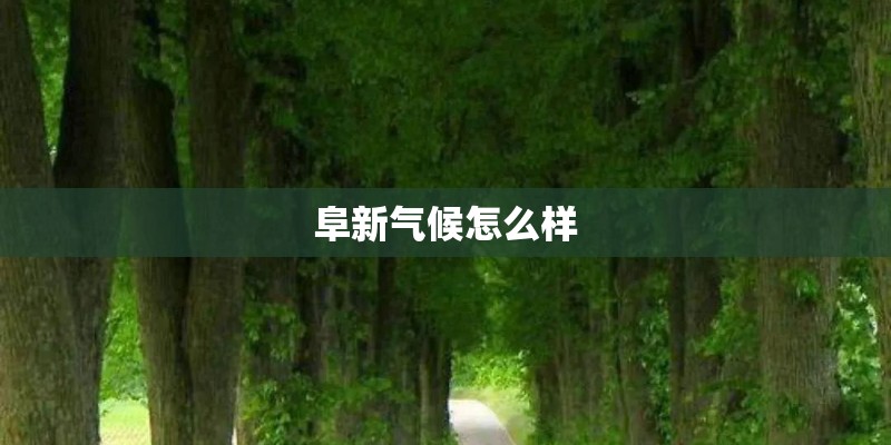 阜新气候怎么样