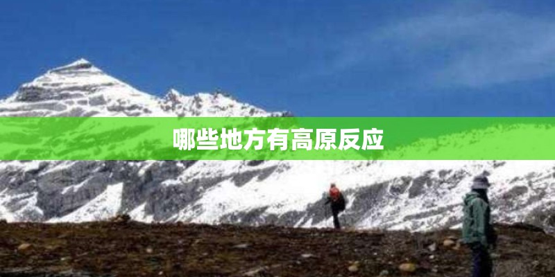 哪些地方有高原反应